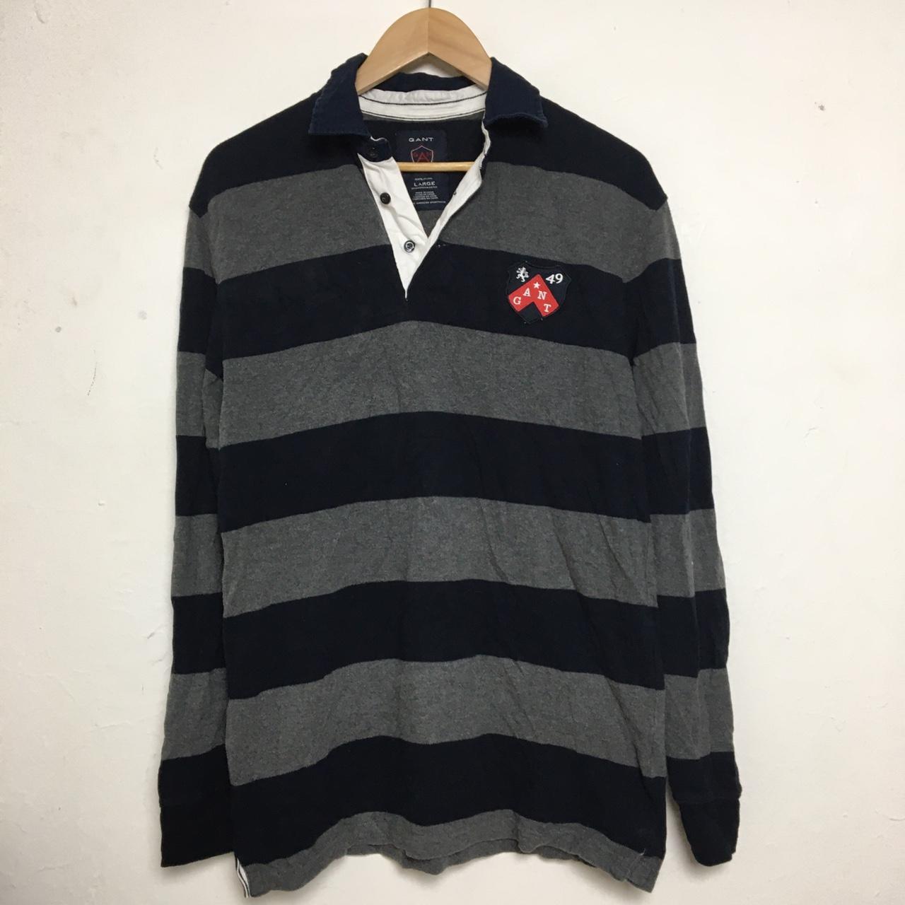 Gant striped rugby polo Awesome stripey Longsleeve... - Depop