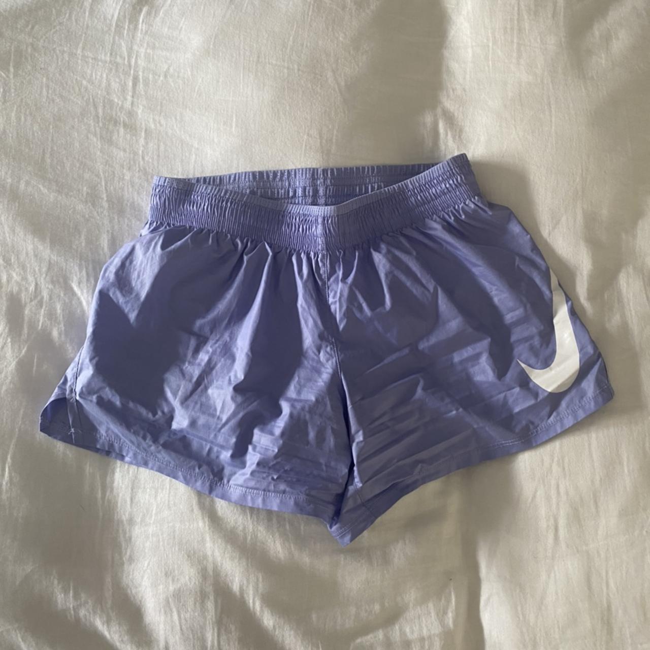 Nike lilac running shorts size Xs - Depop