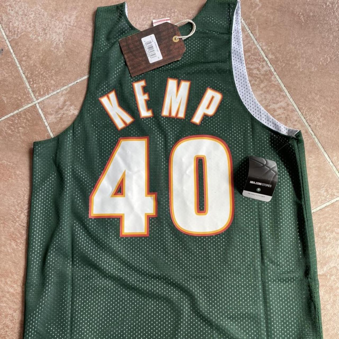 Shawn Kemp 40 Reversible Seattle Supersonics x NBA... Depop