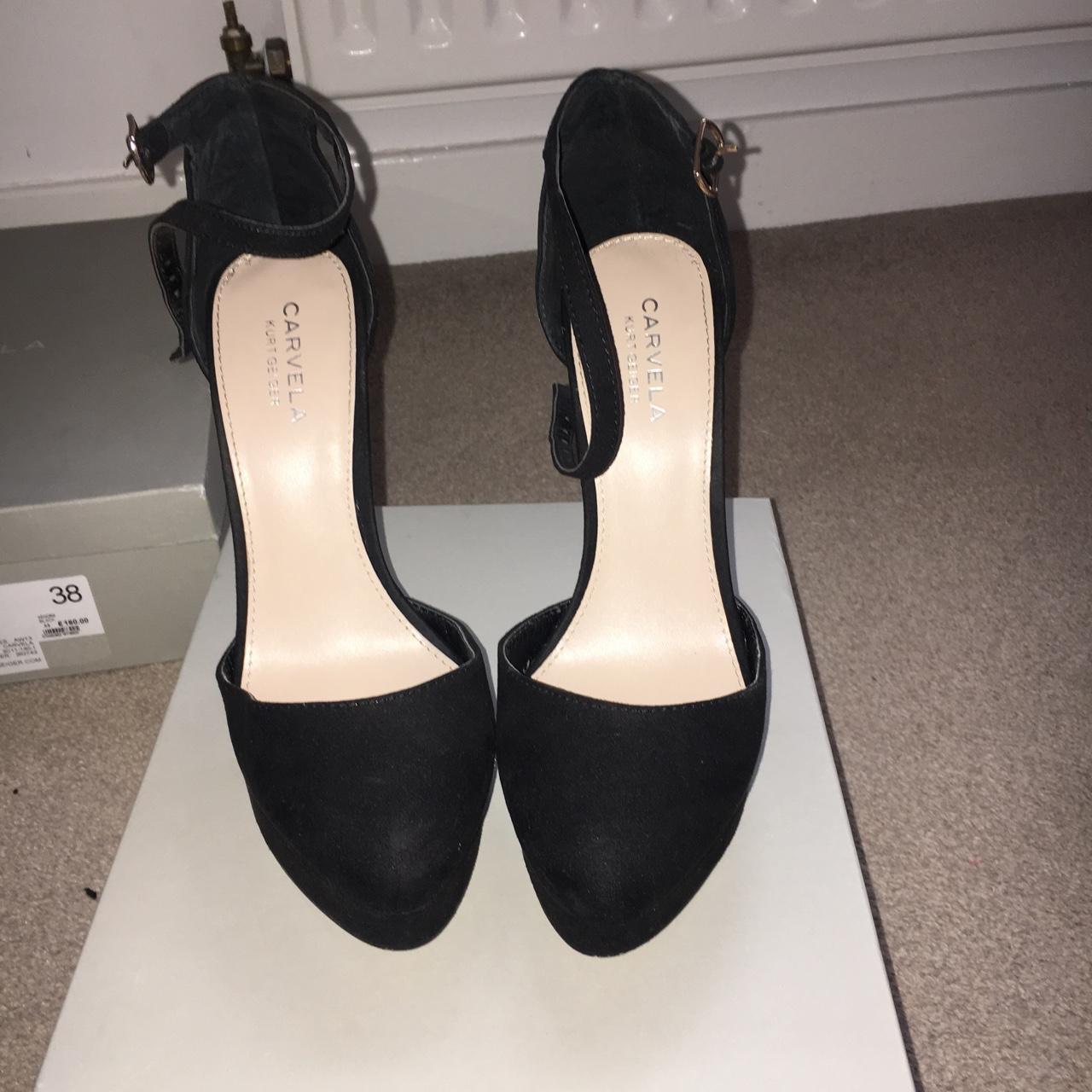 kurt geiger carvela black heels