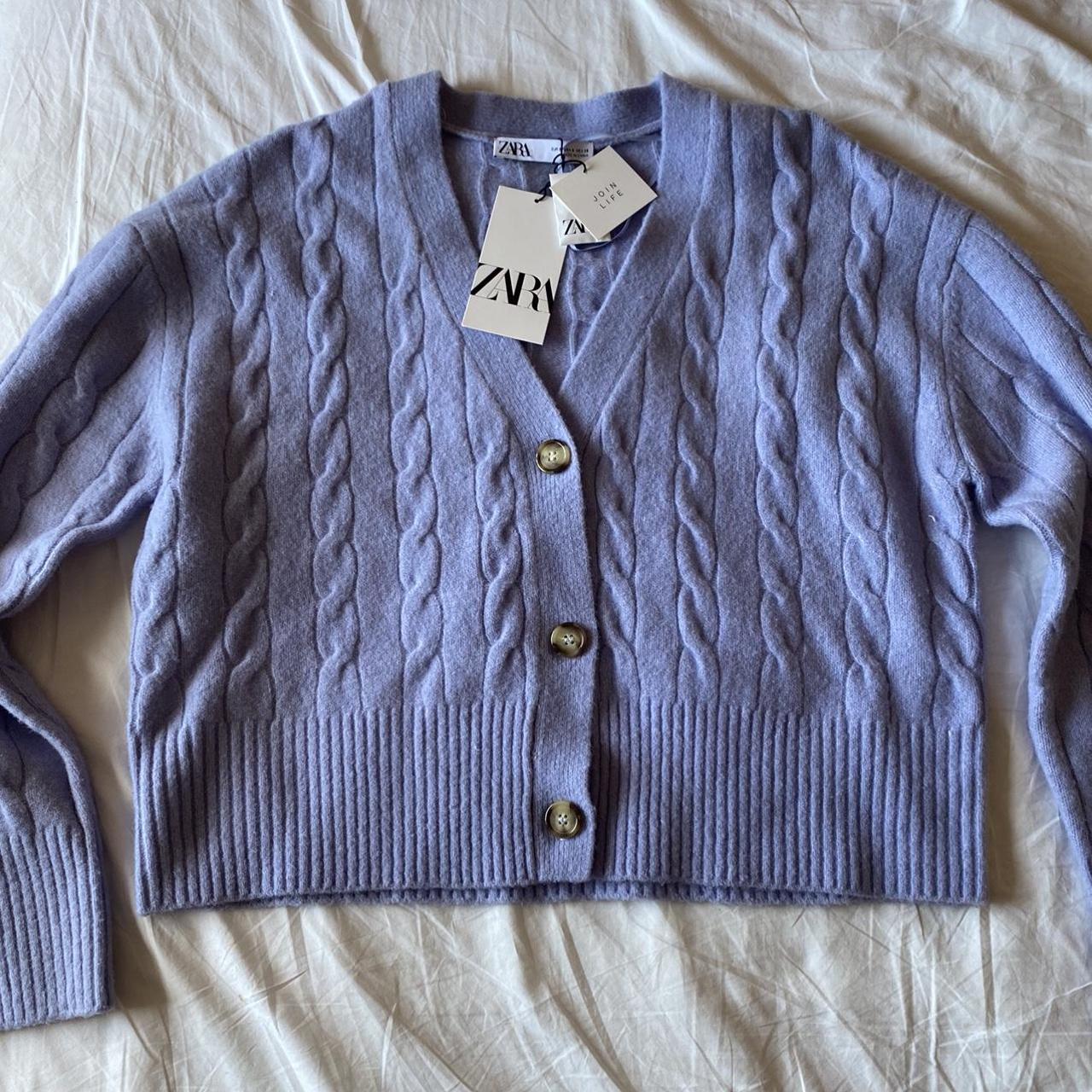 Zara Women's Purple Cardigan | Depop