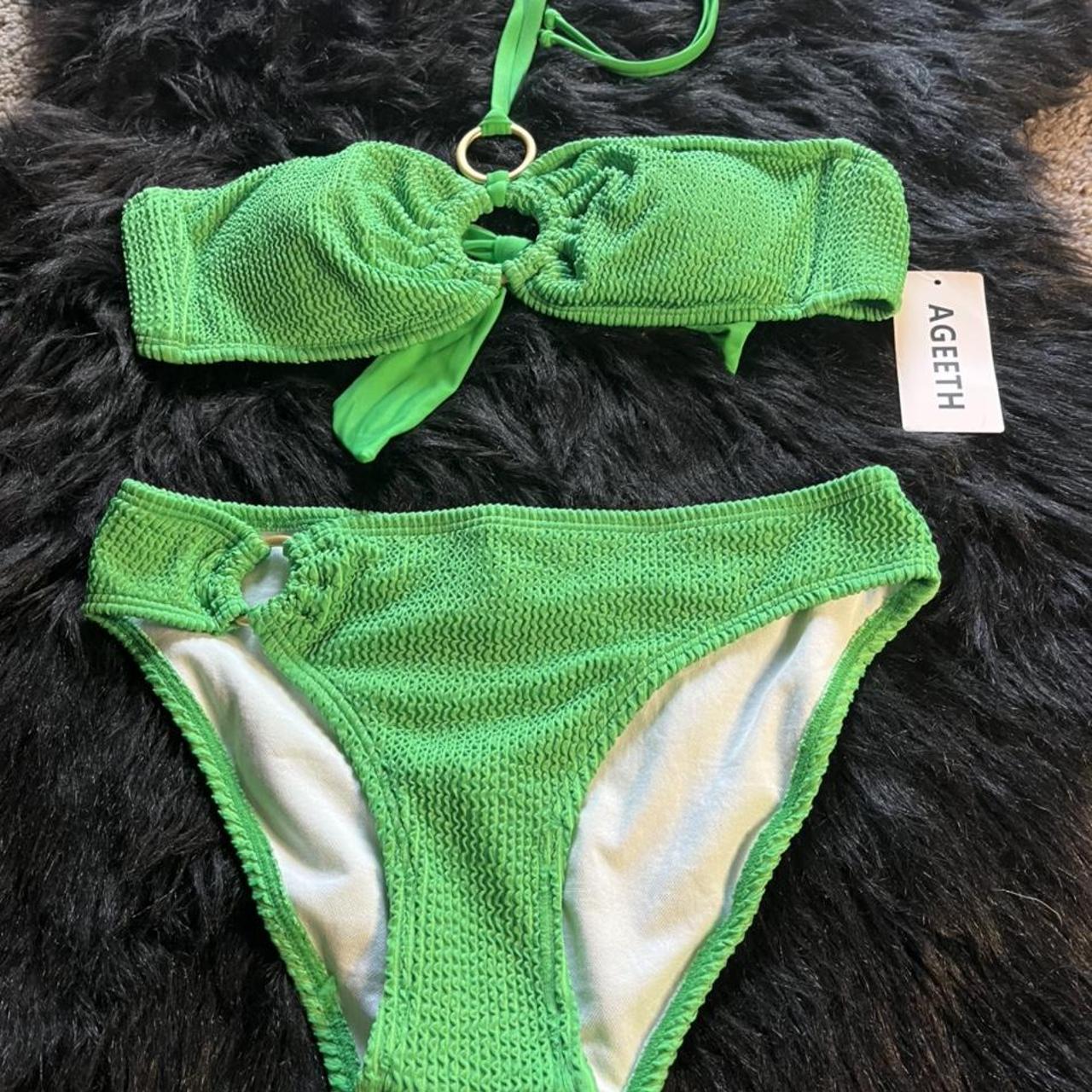 NWT Green bikini Cute bikini set! This green is... Depop