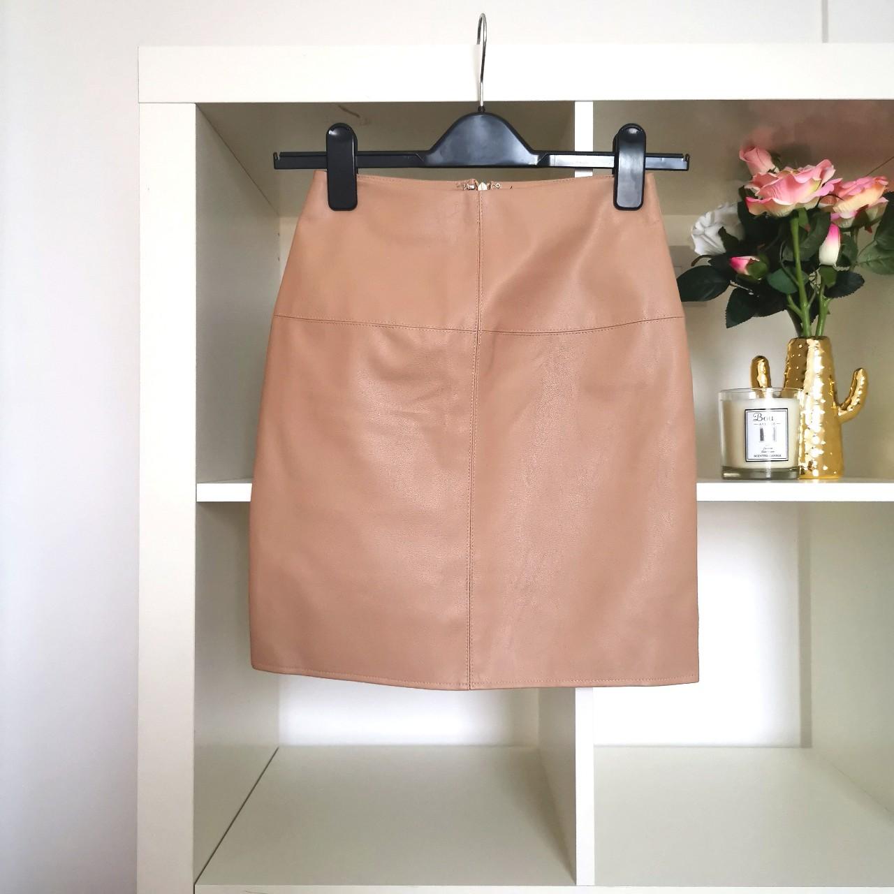 Faux leather skirt clearance ally