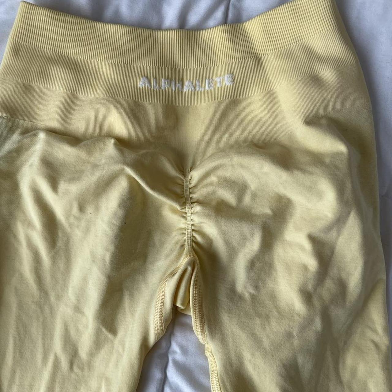 SOLD small alphalete lemonade amplify leggings... Depop