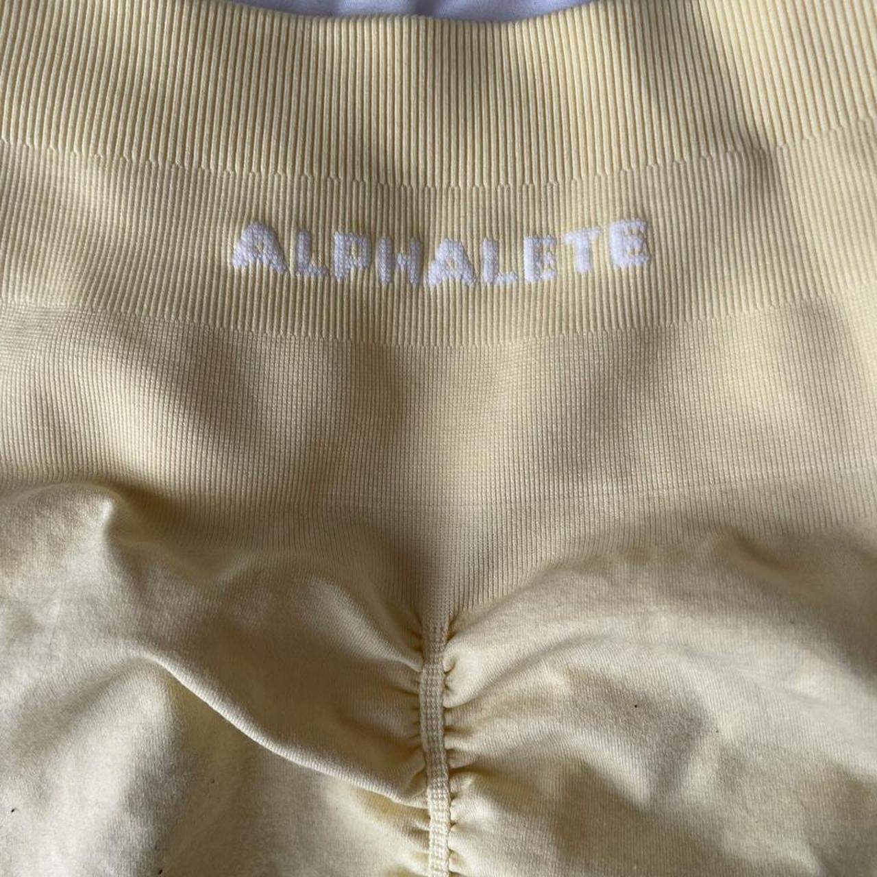 SOLD small alphalete lemonade amplify leggings... Depop