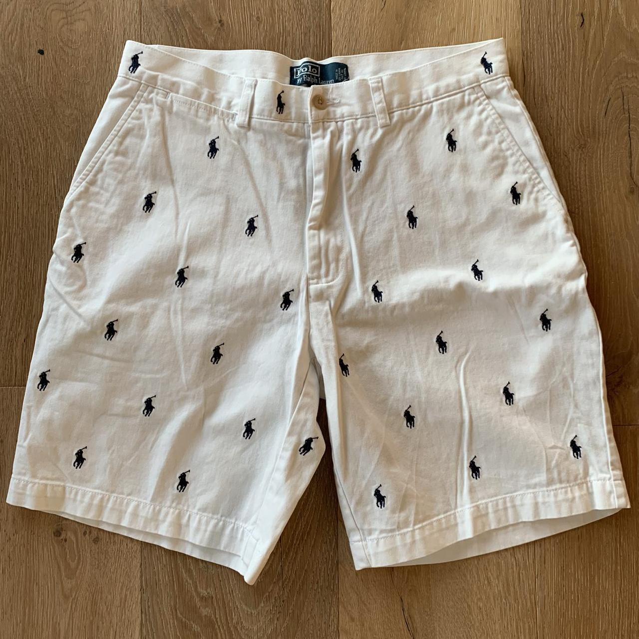 Vintage Polo By Ralph Lauren Prospect Shorts White Depop 3407