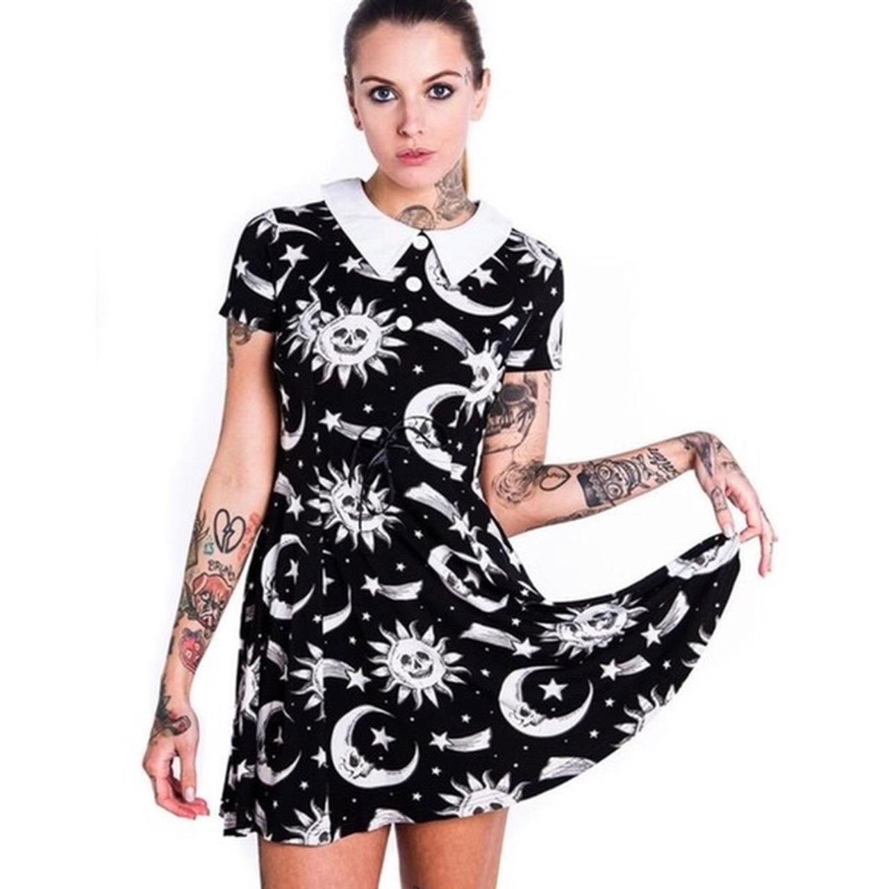 Killstar Lucine Skater Dress - a dress fit for a moon witch