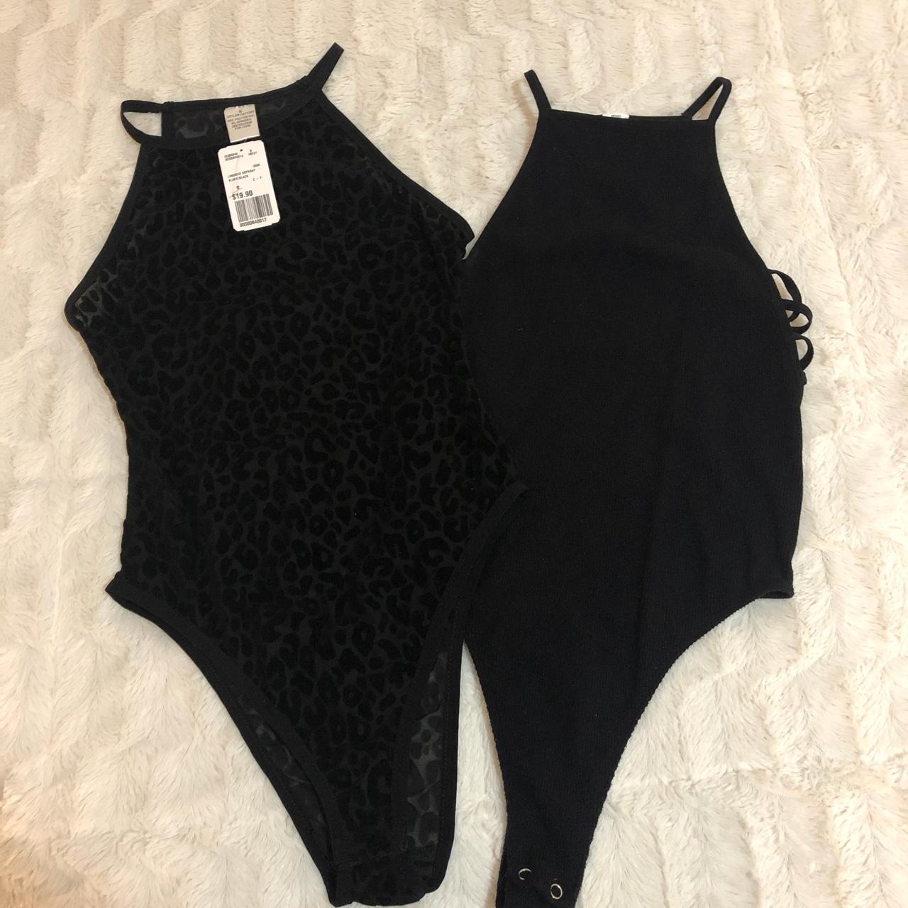 Never worn F21 bodysuits Left has a cute mesh and