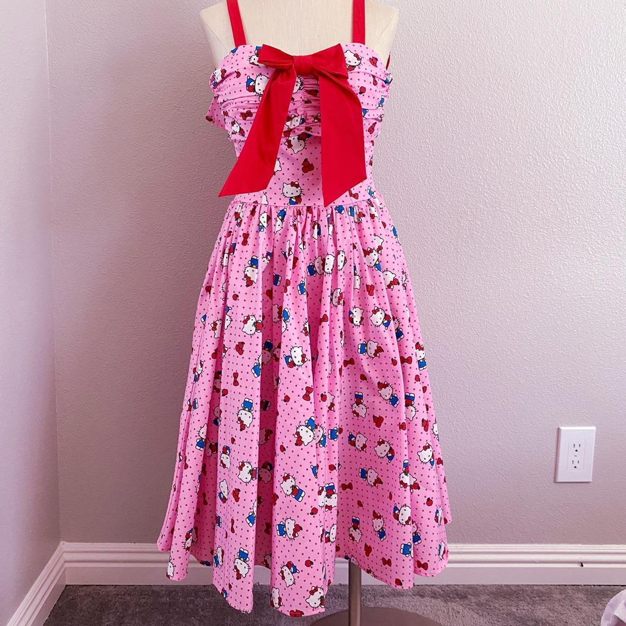 Unique Vintage x Hello Kitty Pink Dress *Rare*