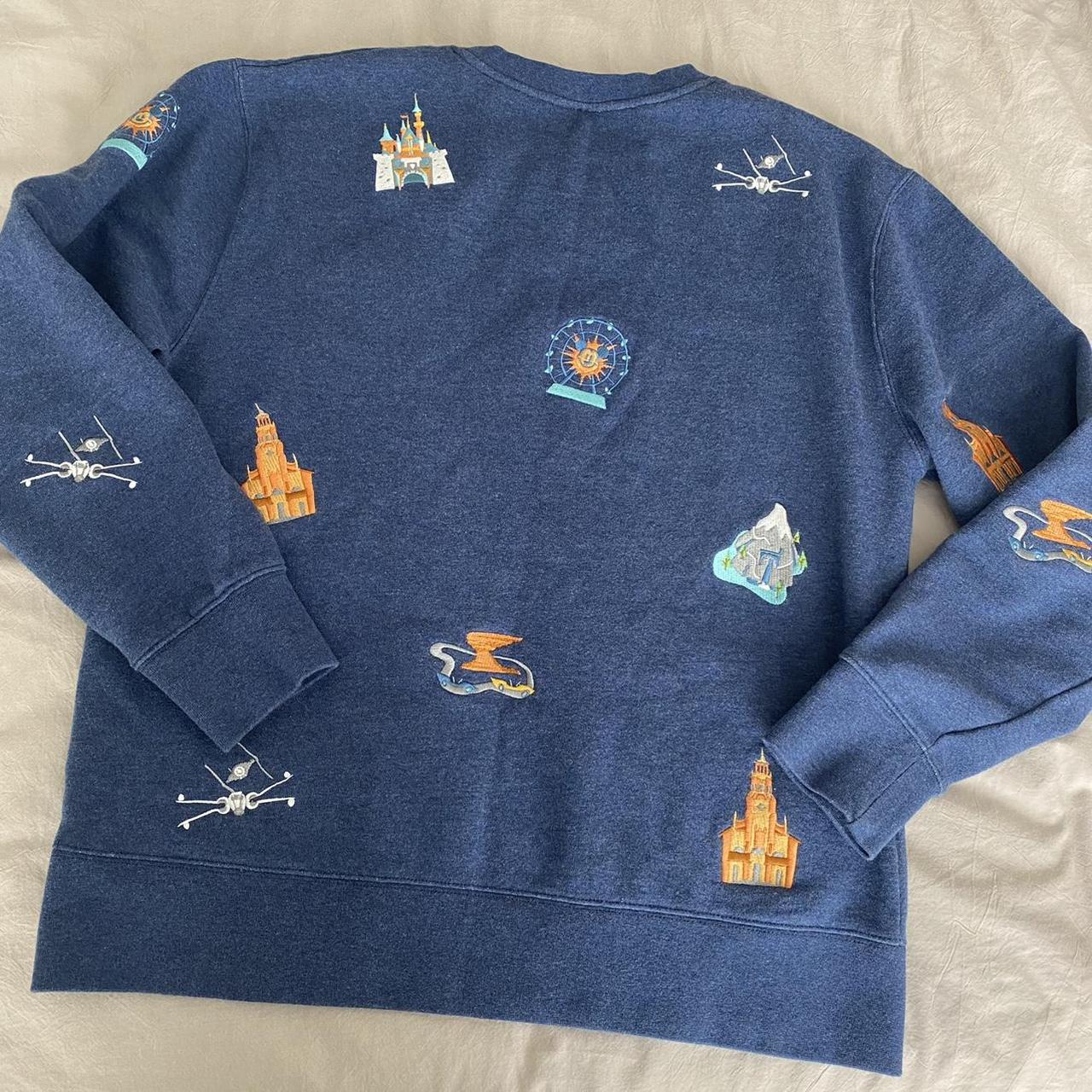 walt disney world embroidered icons sweatshirt