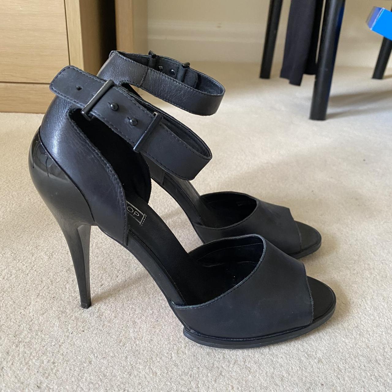 topshop black heels