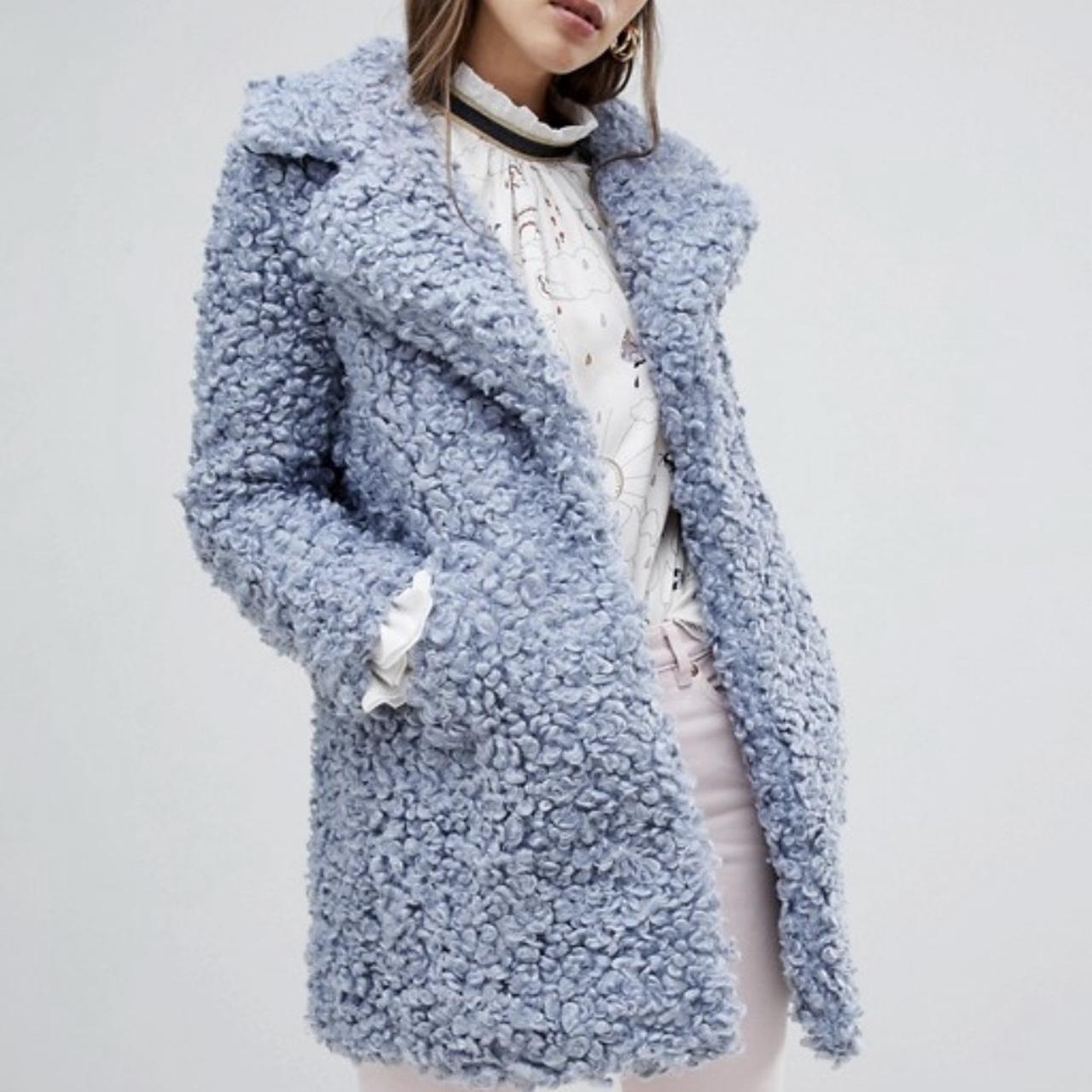 River island teddy coat on sale