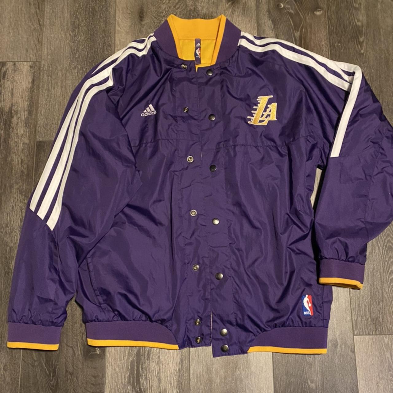 Adidas LA Lakers Reversible Jacket/Fits Like a Men's - Depop