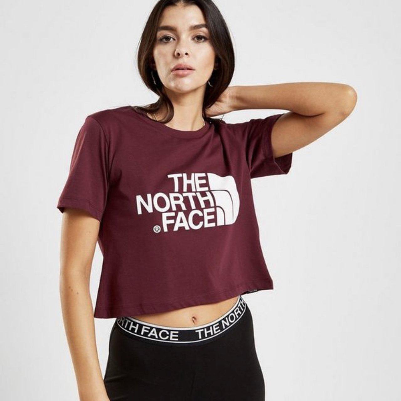 north face crop tops