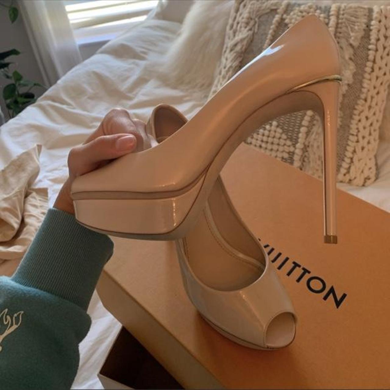 Original Louis Vuitton Pumps, comes with dust - Depop