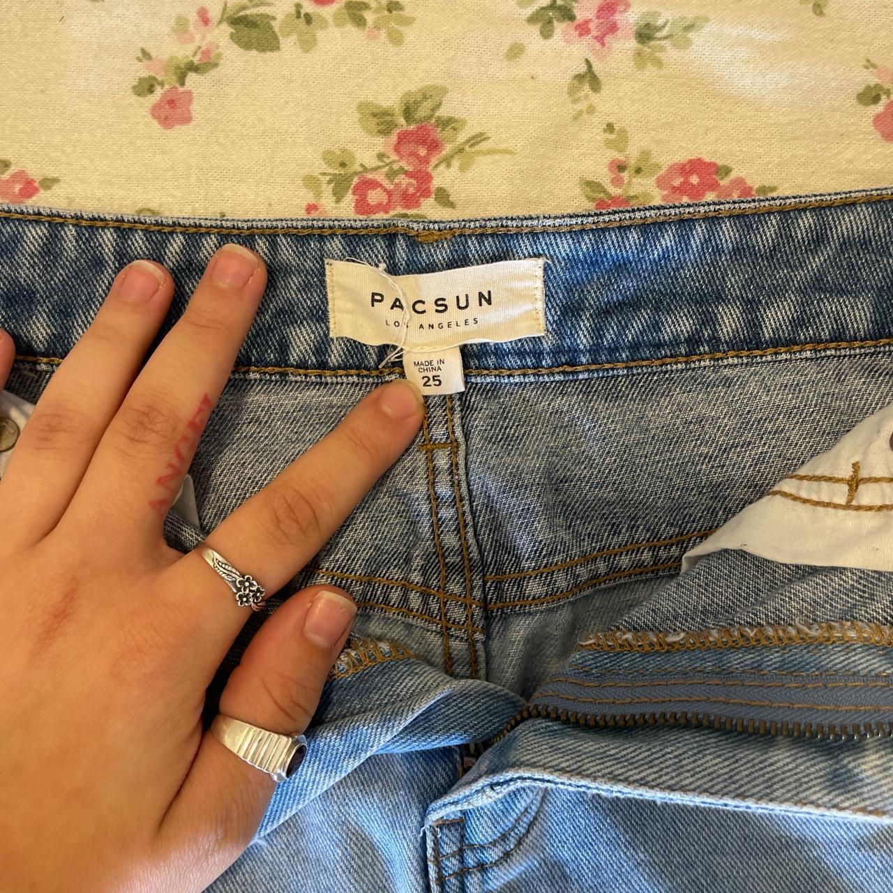 PacSun Women's Blue and Navy Skirt (3)