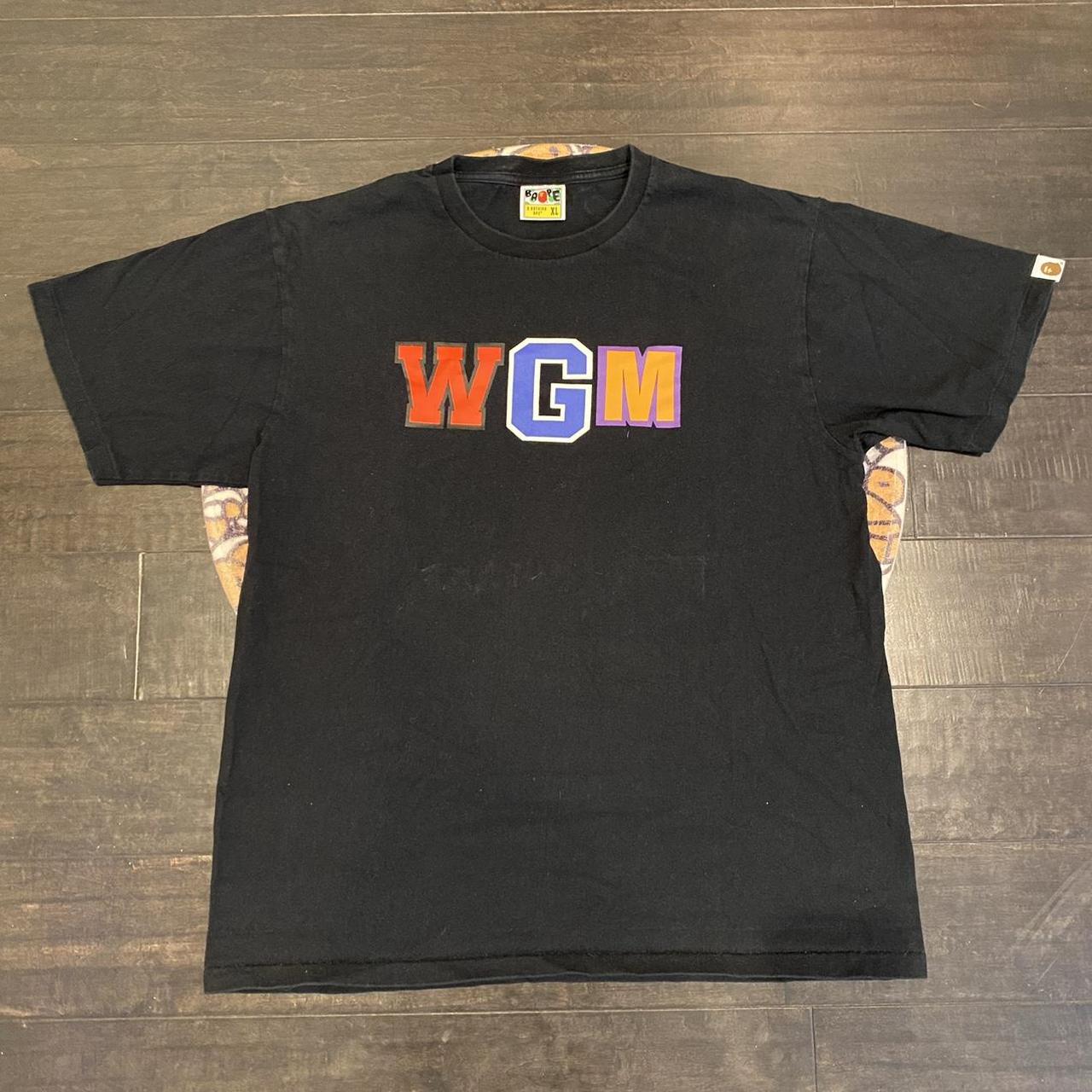 bape wgm shark tee