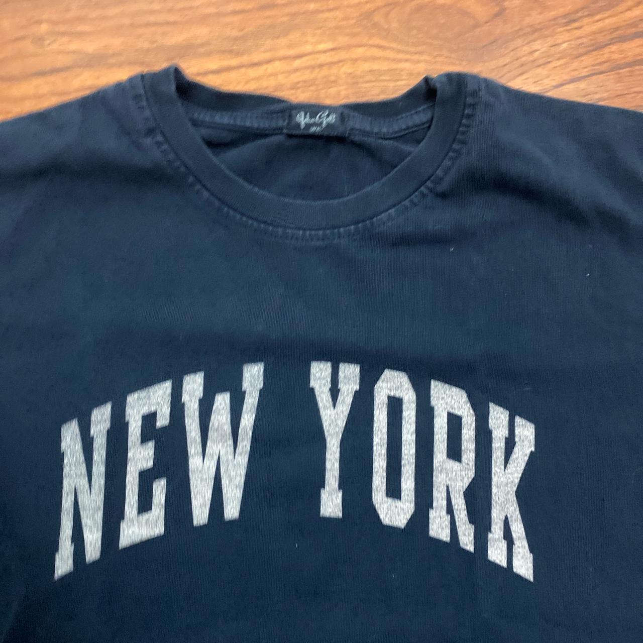 super cute brandy shirt! navy blue and new York... - Depop