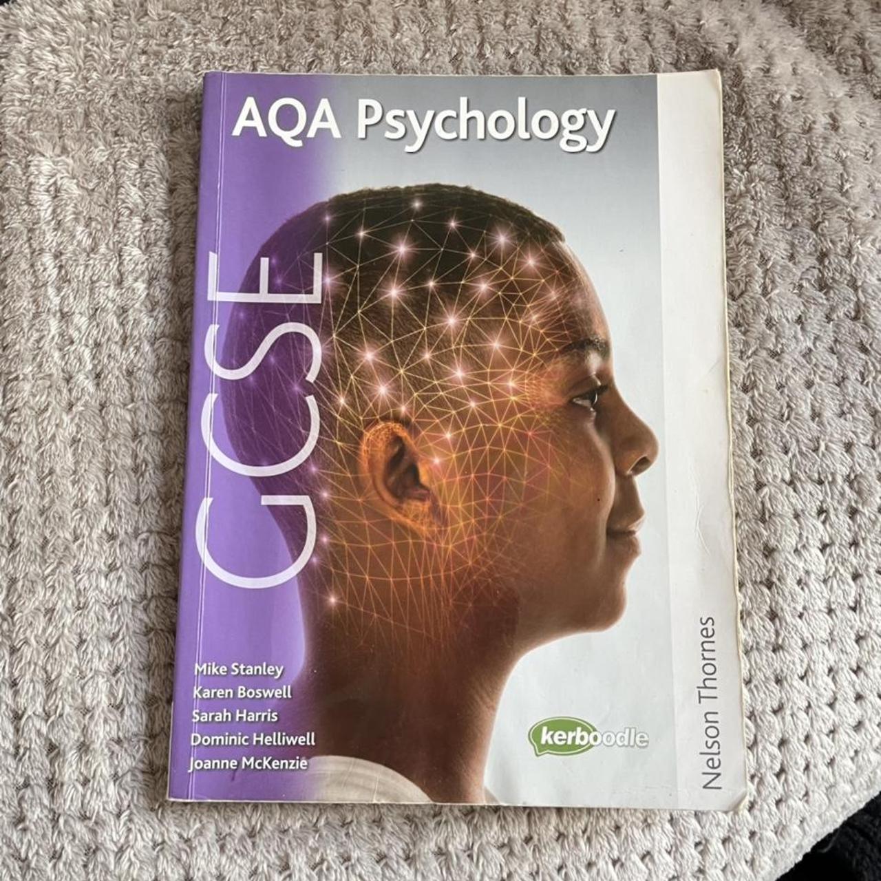 AQA Psychology textbook. Used in GCSE Psychology Depop