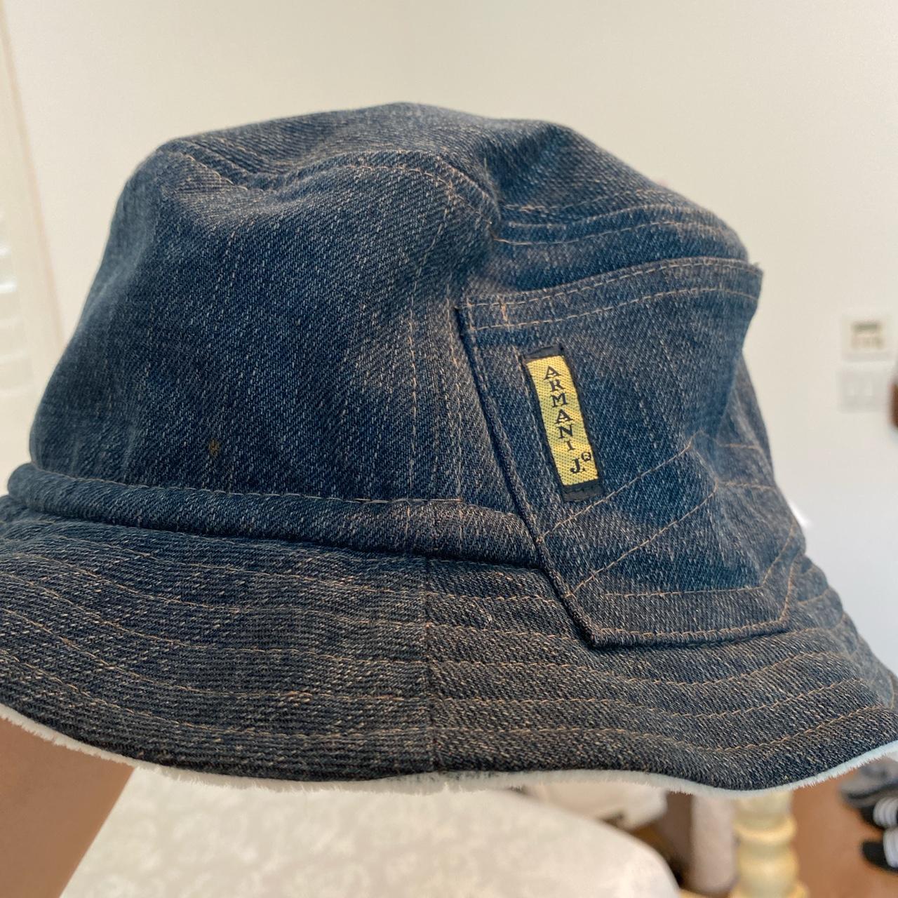 LOUIS VUITTON DENIM MONOGRAM BUCKET HAT - Depop