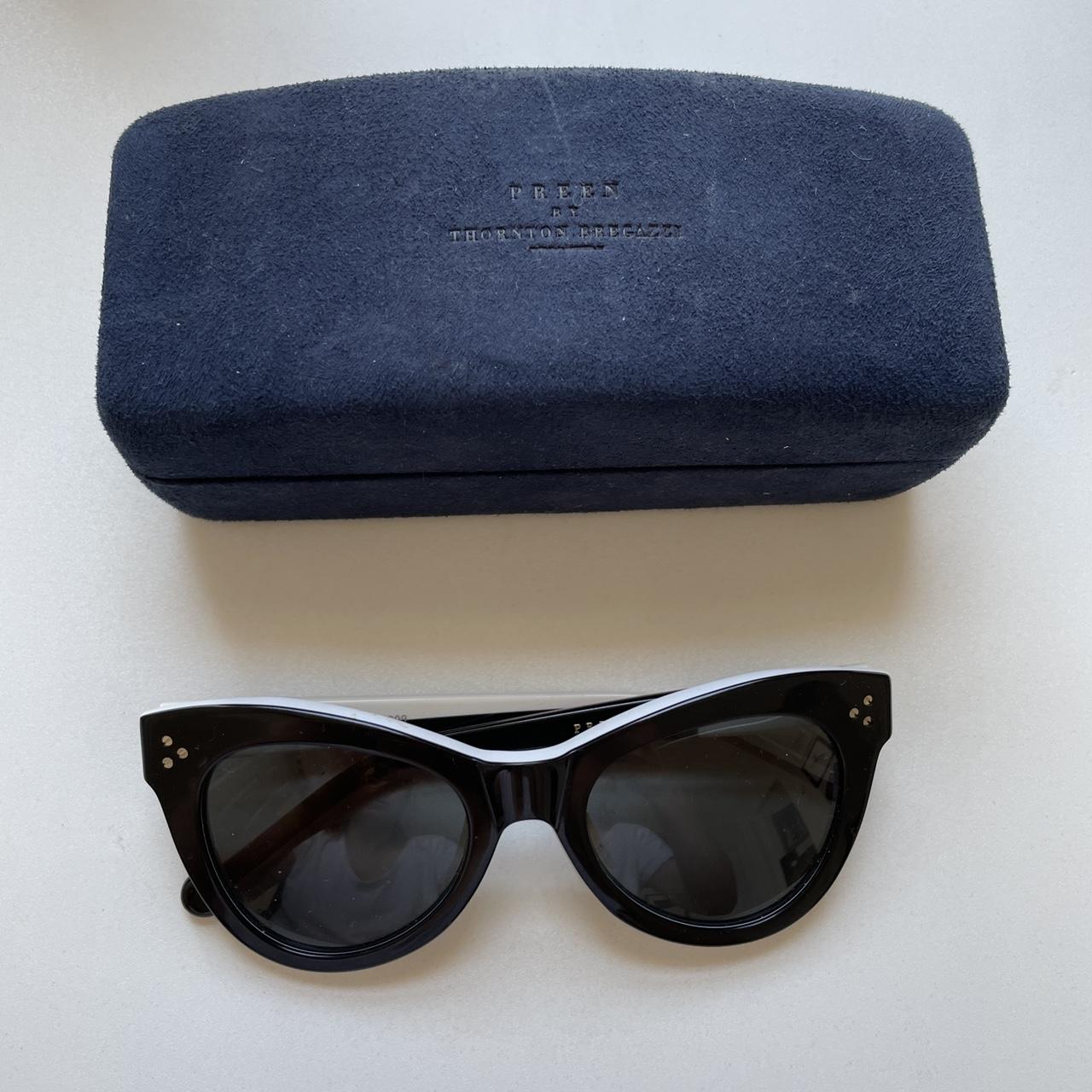 Preen Women's Black and White Sunglasses