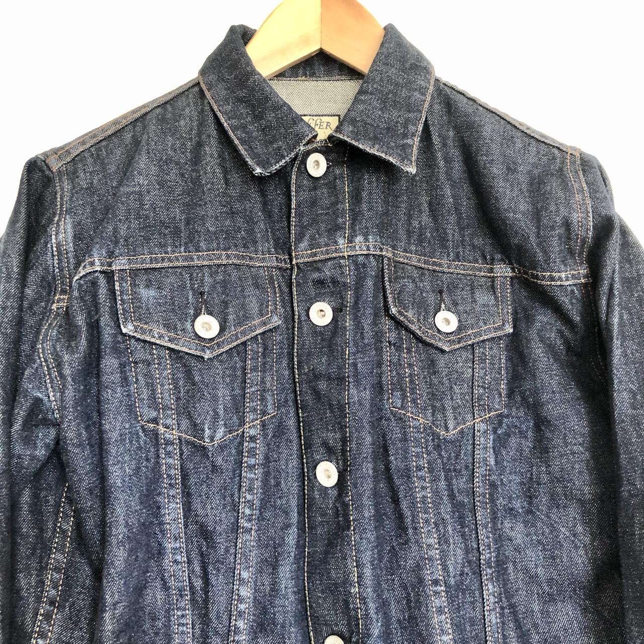 Vintage Duffer of St George dark denim jacket. UK | Depop