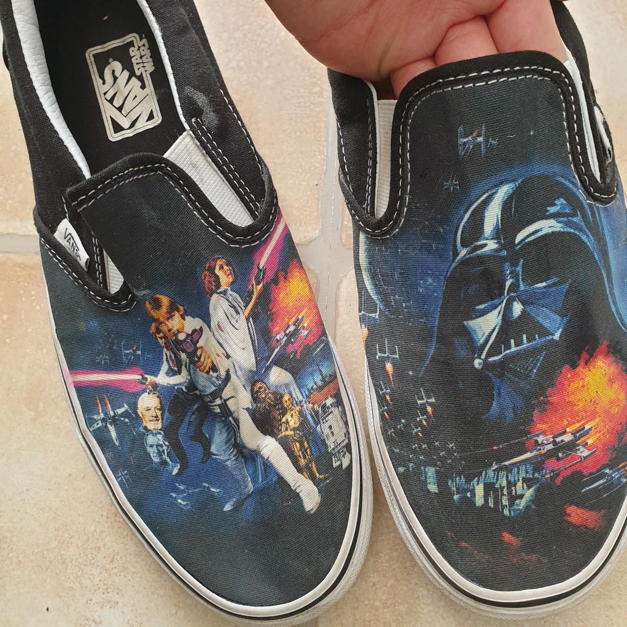 Custom star hot sale wars vans