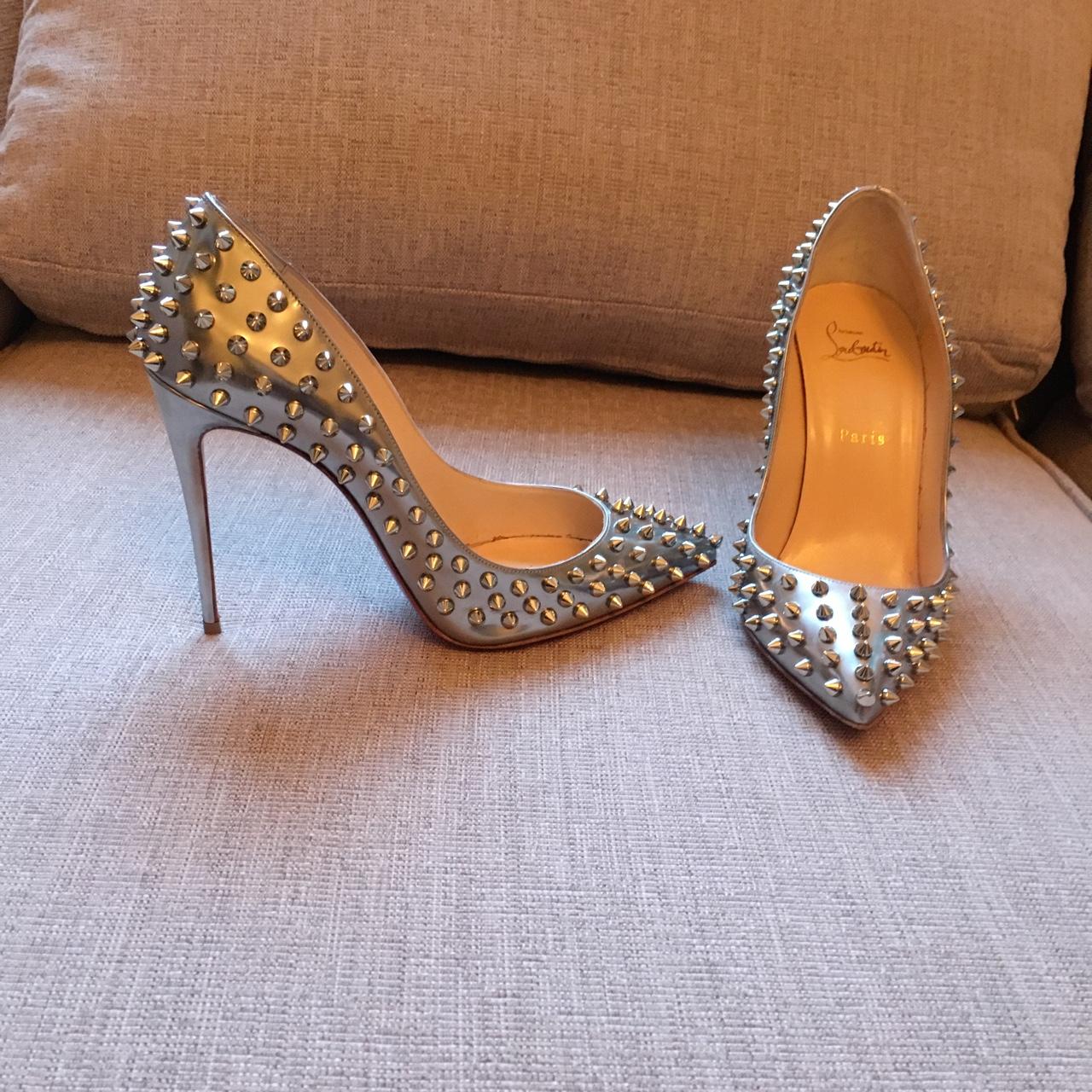 Christian Louboutin Heels barely worn size - Depop