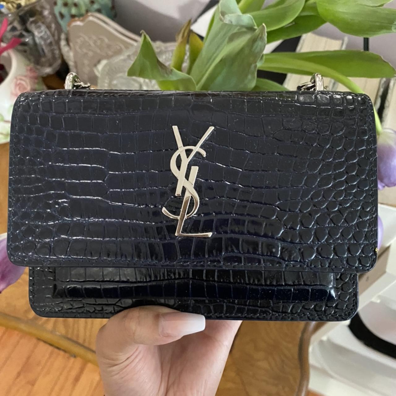 Sunset chain wallet online ysl