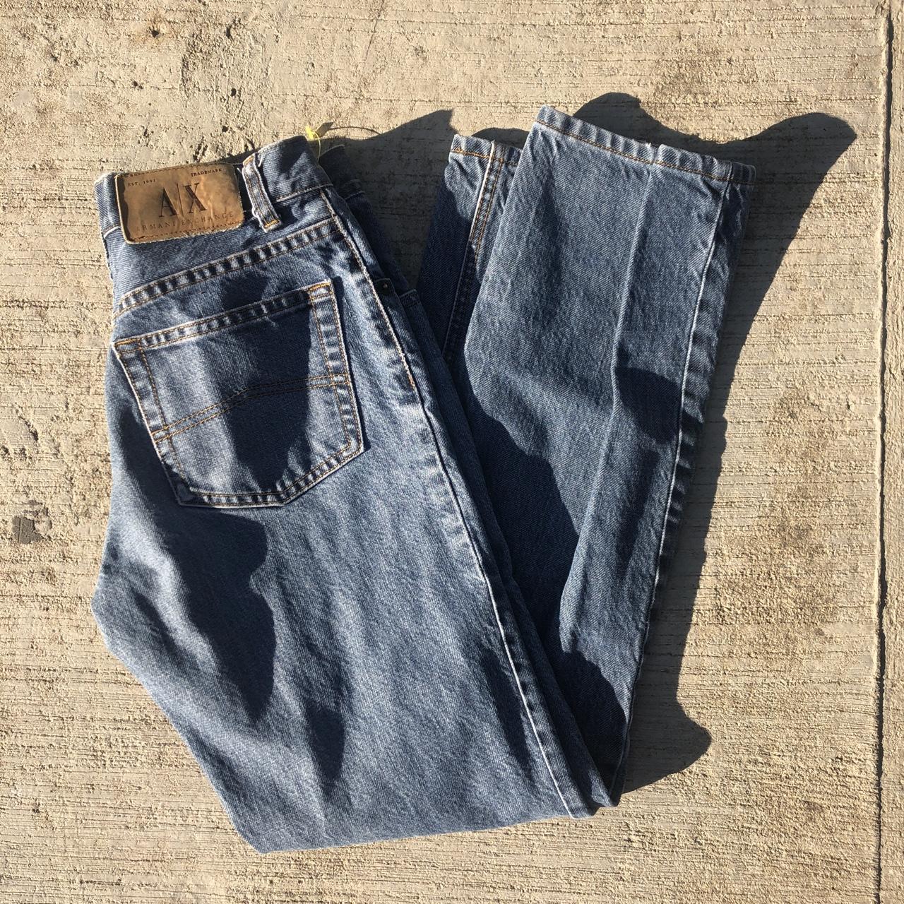 Cute high waisted mom jeans from Armani exchange - Depop