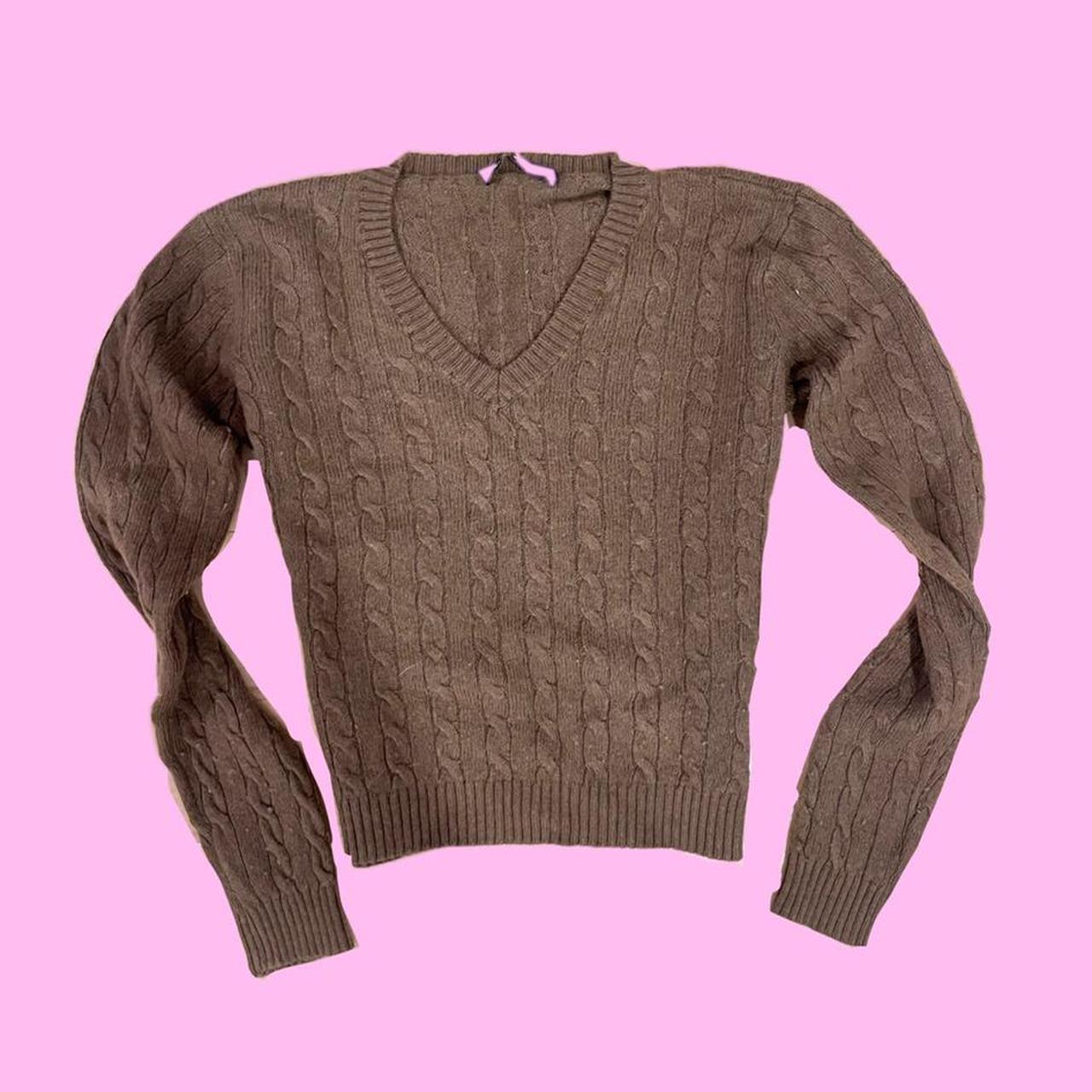 Brandy Melville Women's Brown Jumper Depop