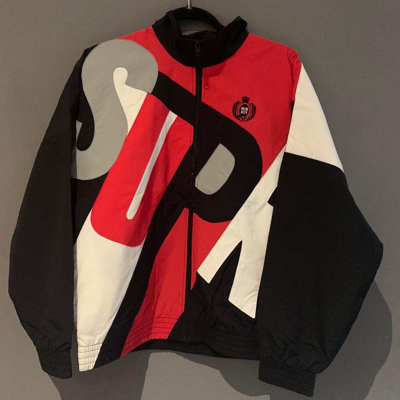 Supreme Big Letter Track Jacket Size M £200 or best... - Depop