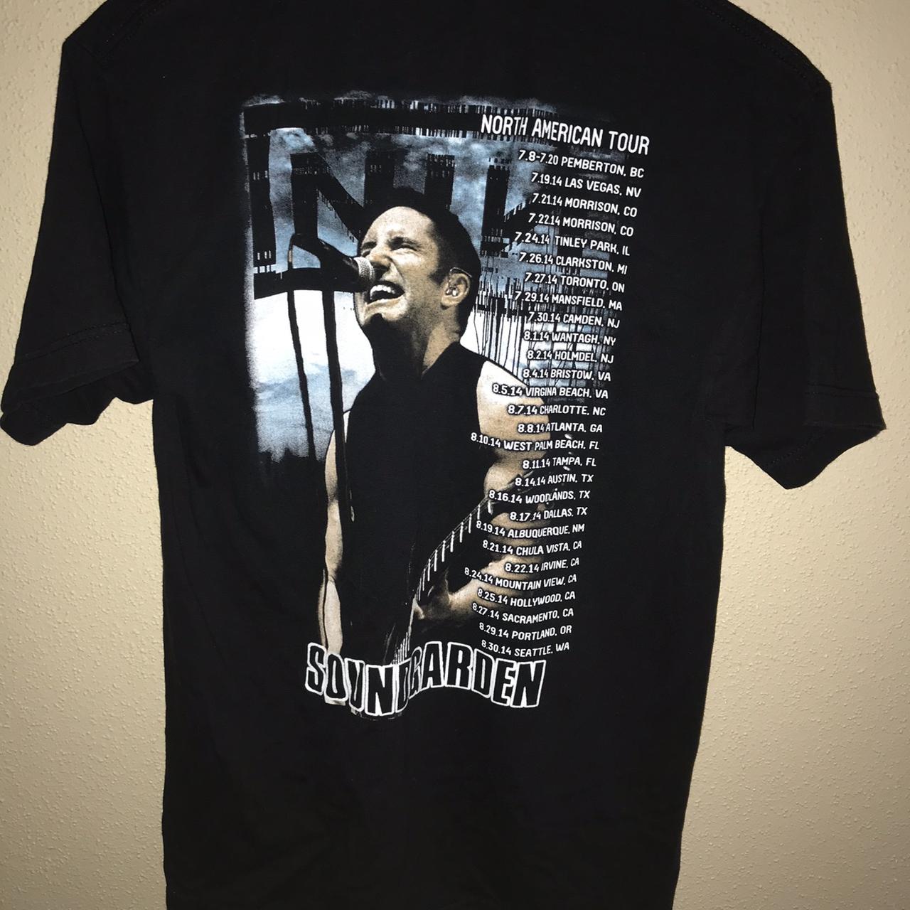 Nine inch nails / soundgarden tour T-shirt 2014... - Depop