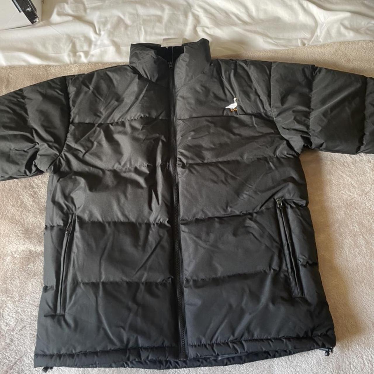 Goose and gander black unisex oversized jacket. Size... - Depop