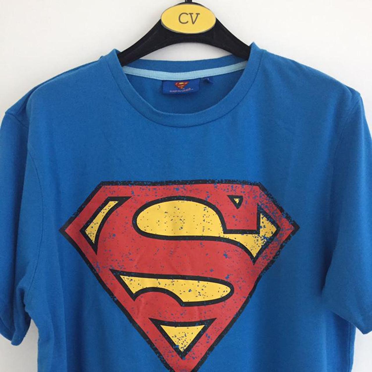 Authentic Retro superman T-Shirt with sick... - Depop