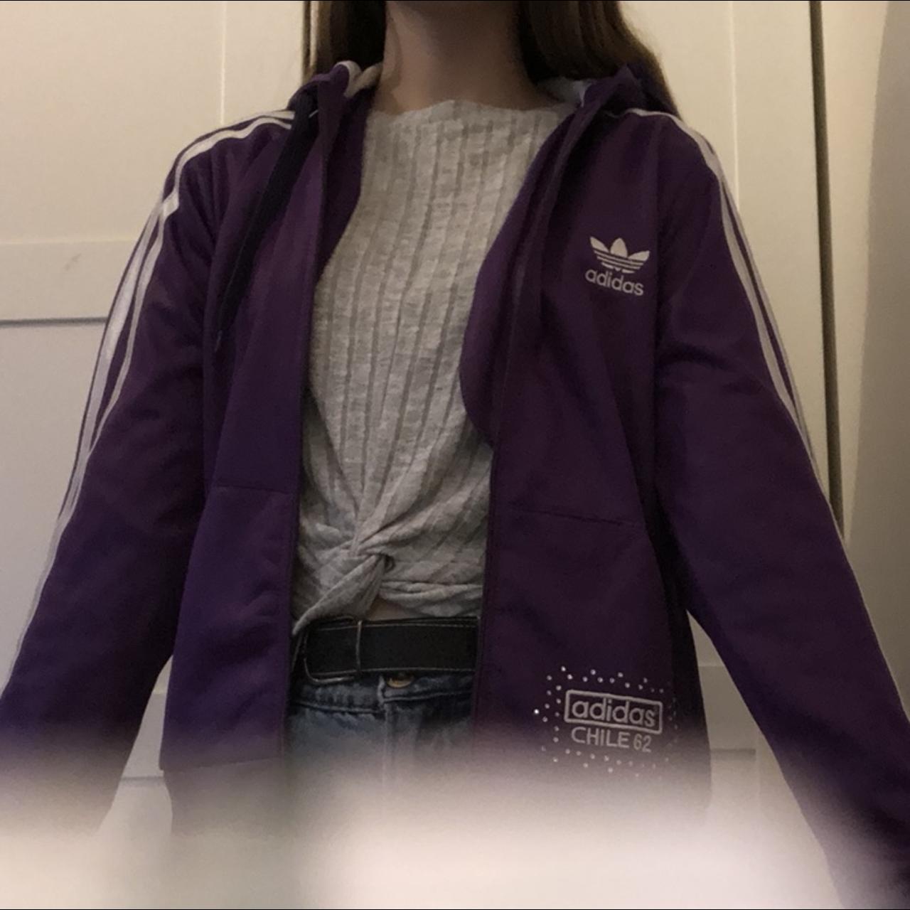 Adidas vintage jacket purple A few sparkles came... - Depop