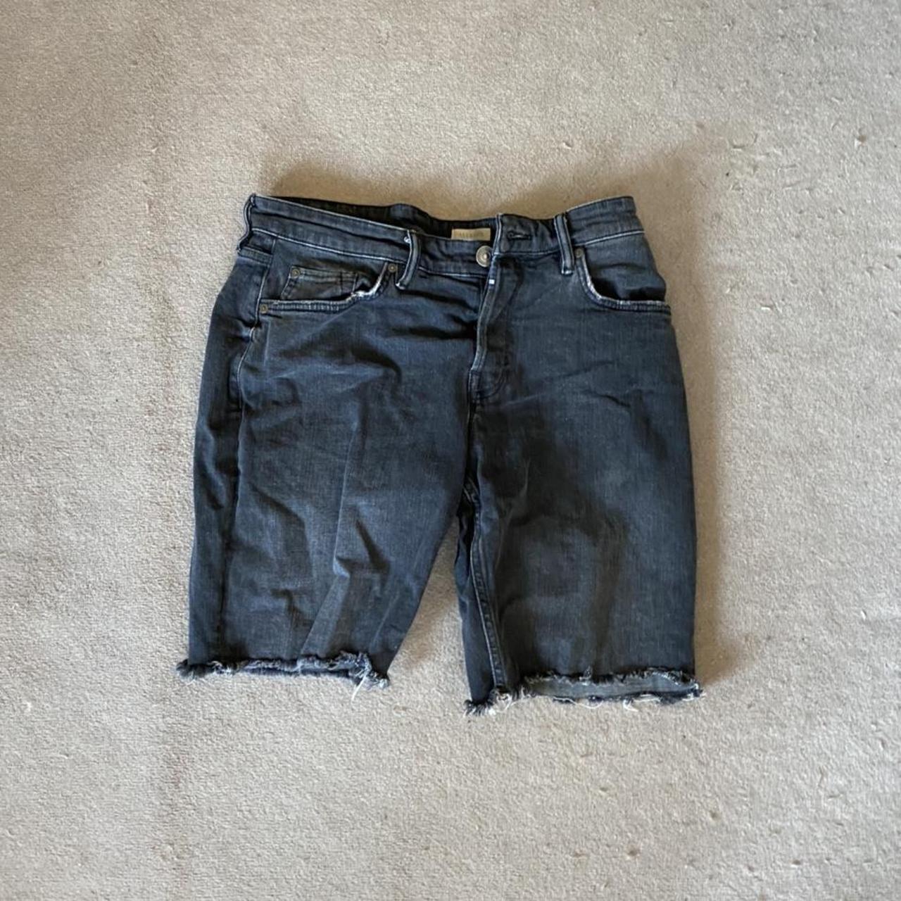 All saints denim shorts Depop