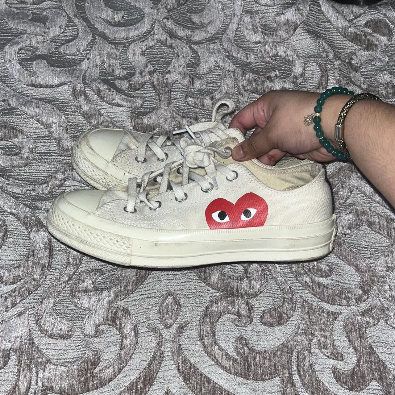 comme des garcon converse size 4