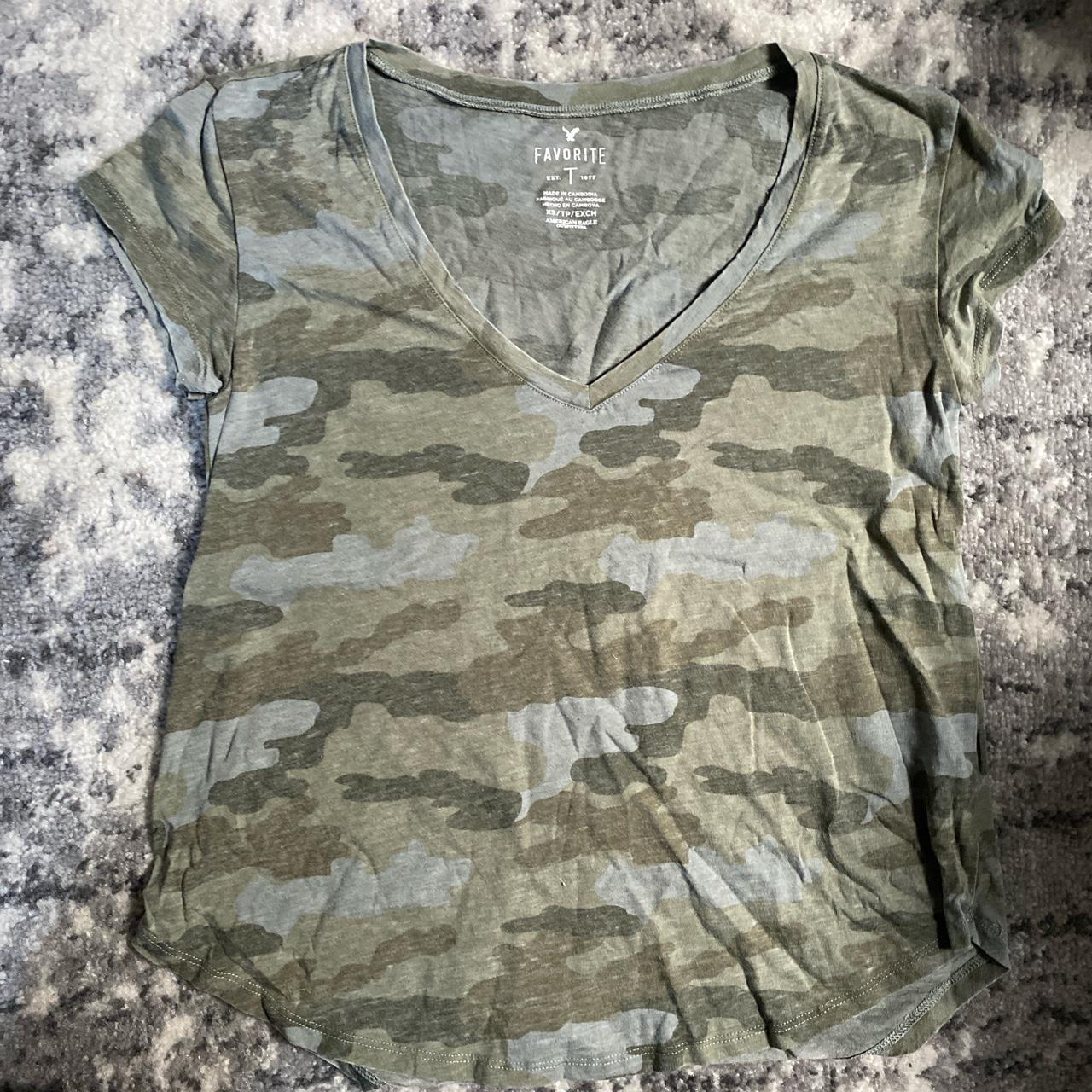 american eagle camo t shirt
