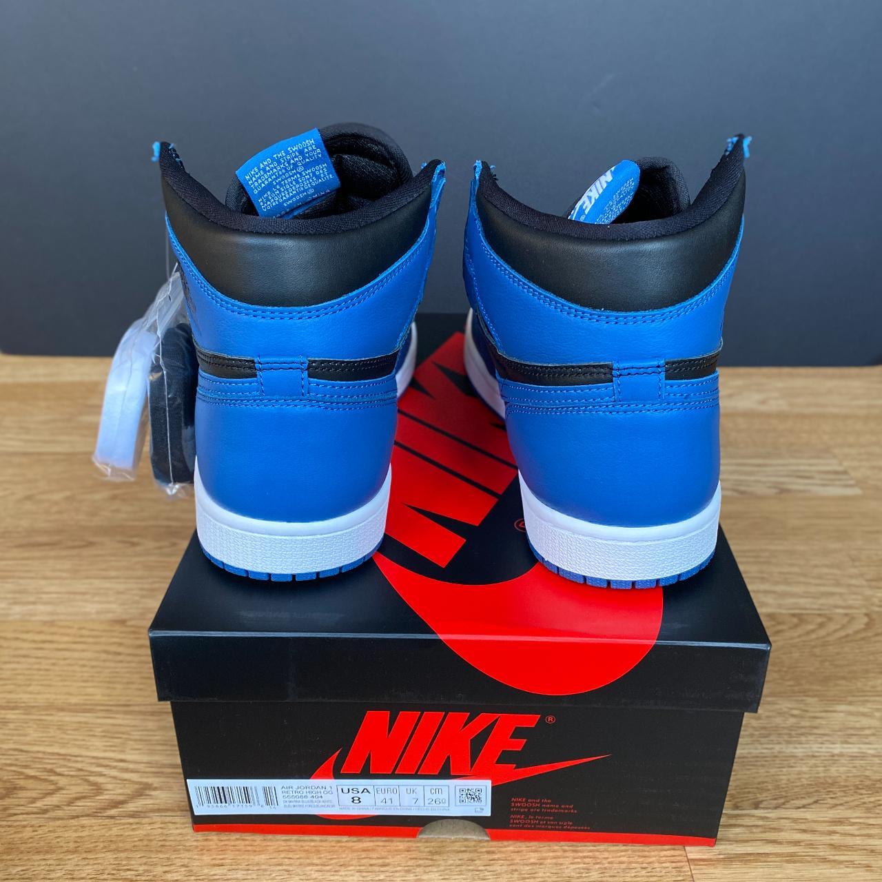 Nike Air Jordan 1 High OG Dark Marina Blue UK 7... - Depop