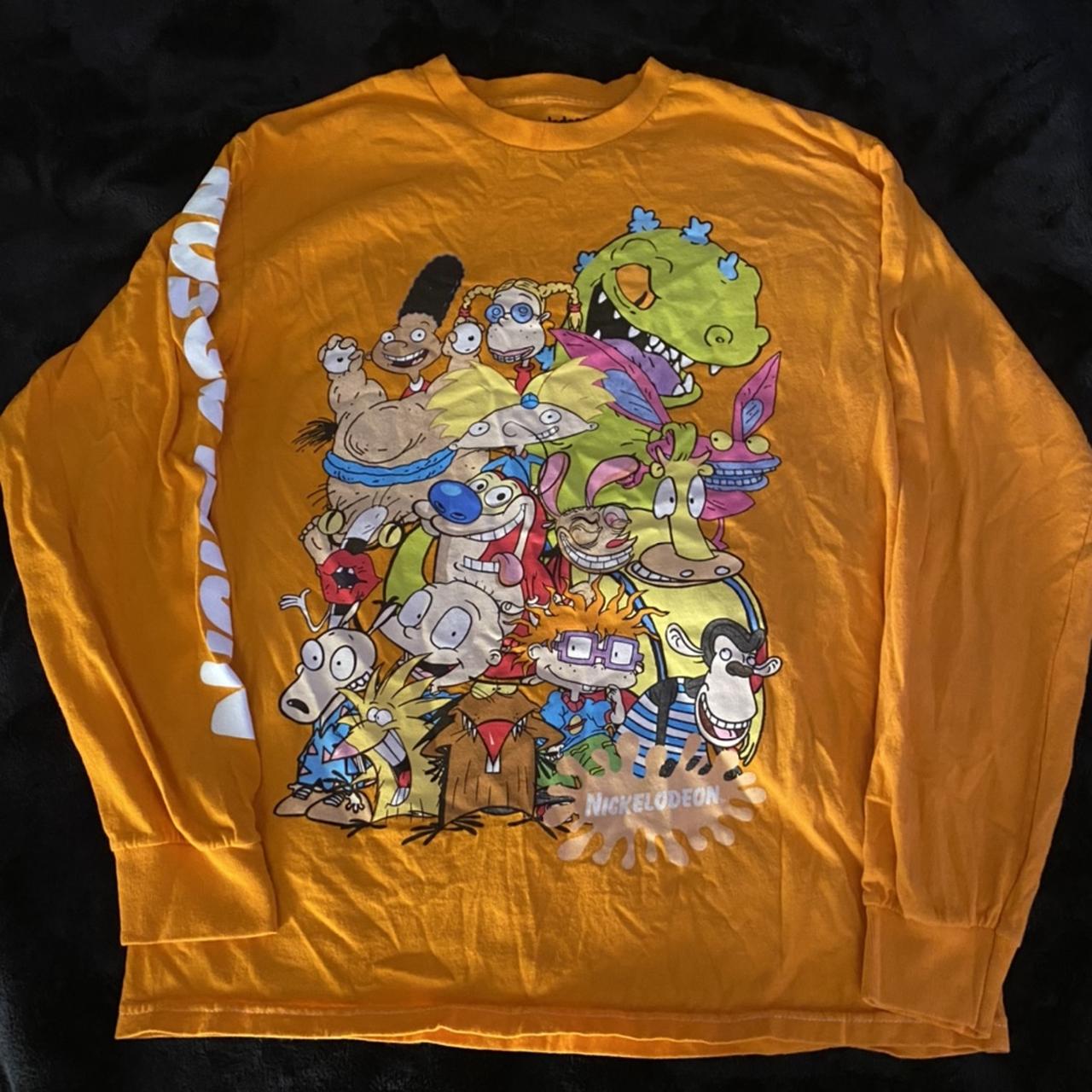 orange nickelodeon shirt long sleeve