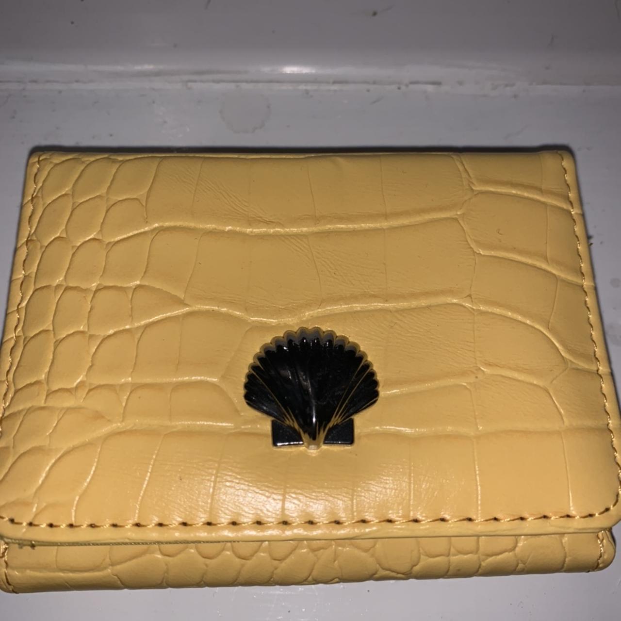 Never used primark yellow shell purse Depop