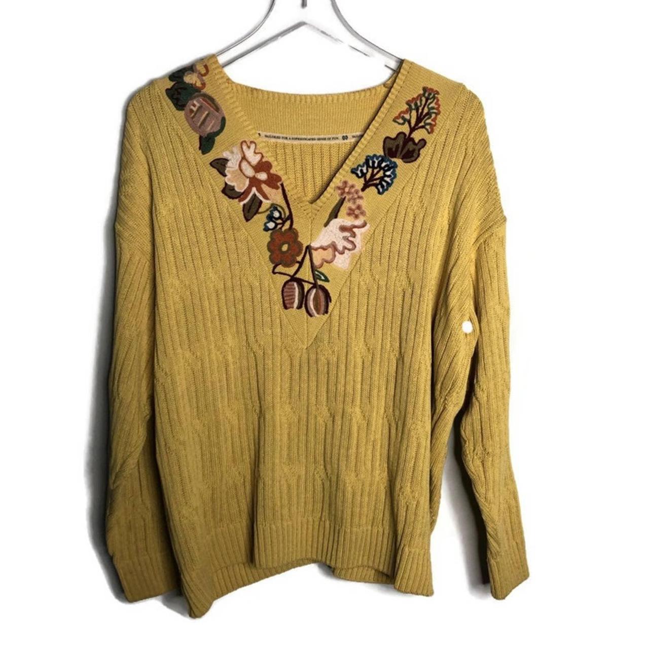 Product Image 1 - Vintage Yellow Marigold Knit Sweater