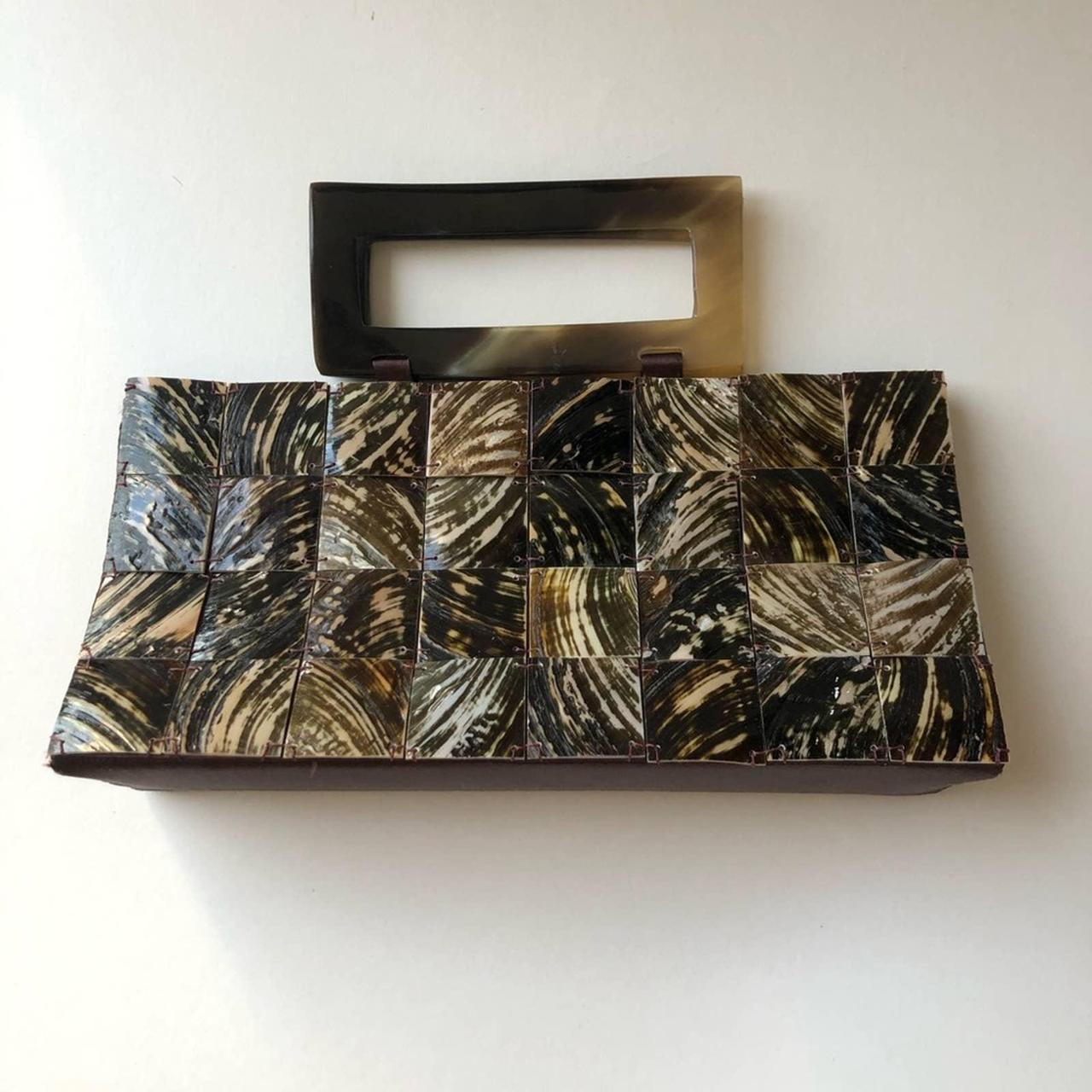 Product Image 1 - Handmade Shell Clutch Handbag Brown