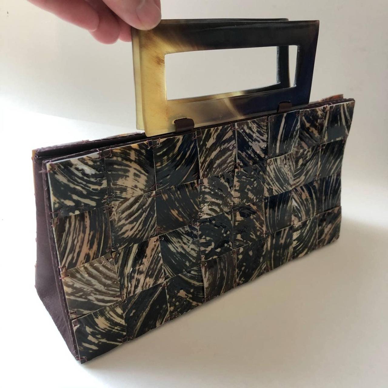 Product Image 2 - Handmade Shell Clutch Handbag Brown