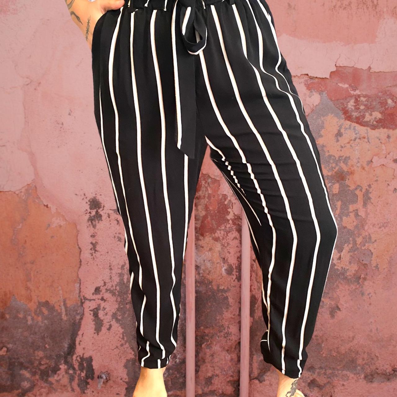 I Saw It First Women's Black and White Trousers