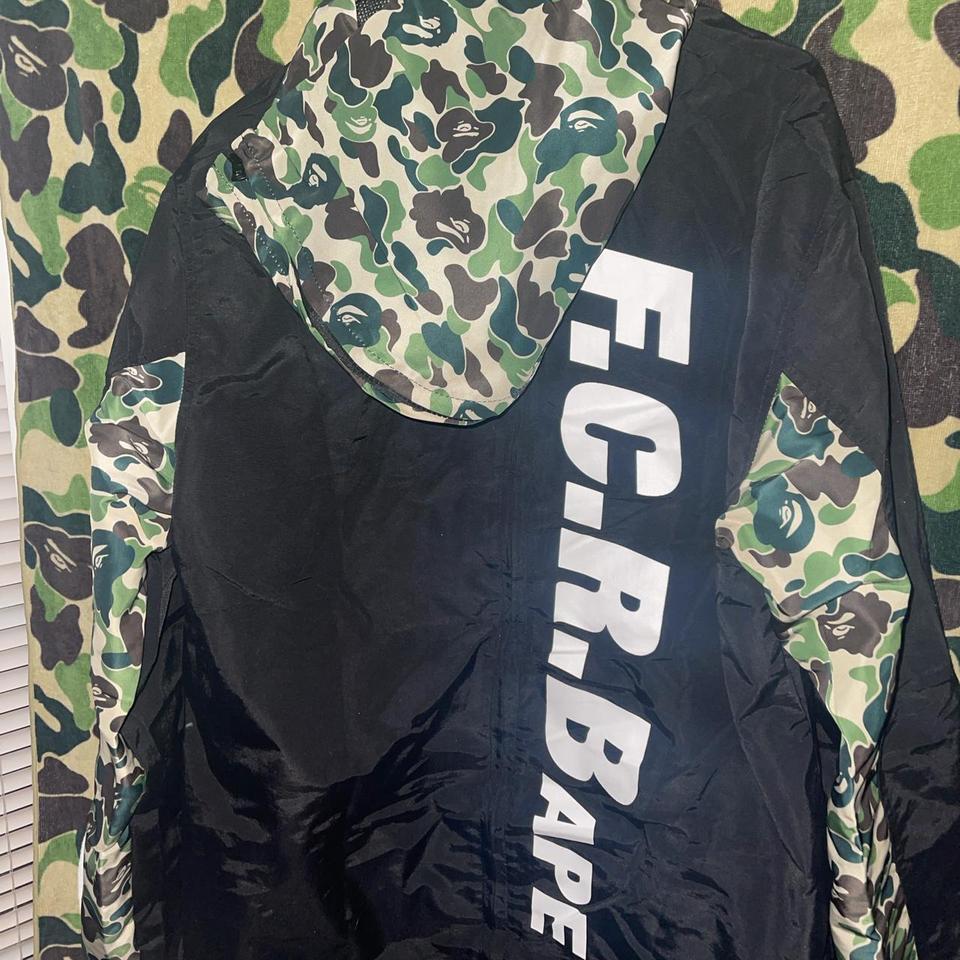 Fcrb bape jacket. Worn lightly bathing... - Depop