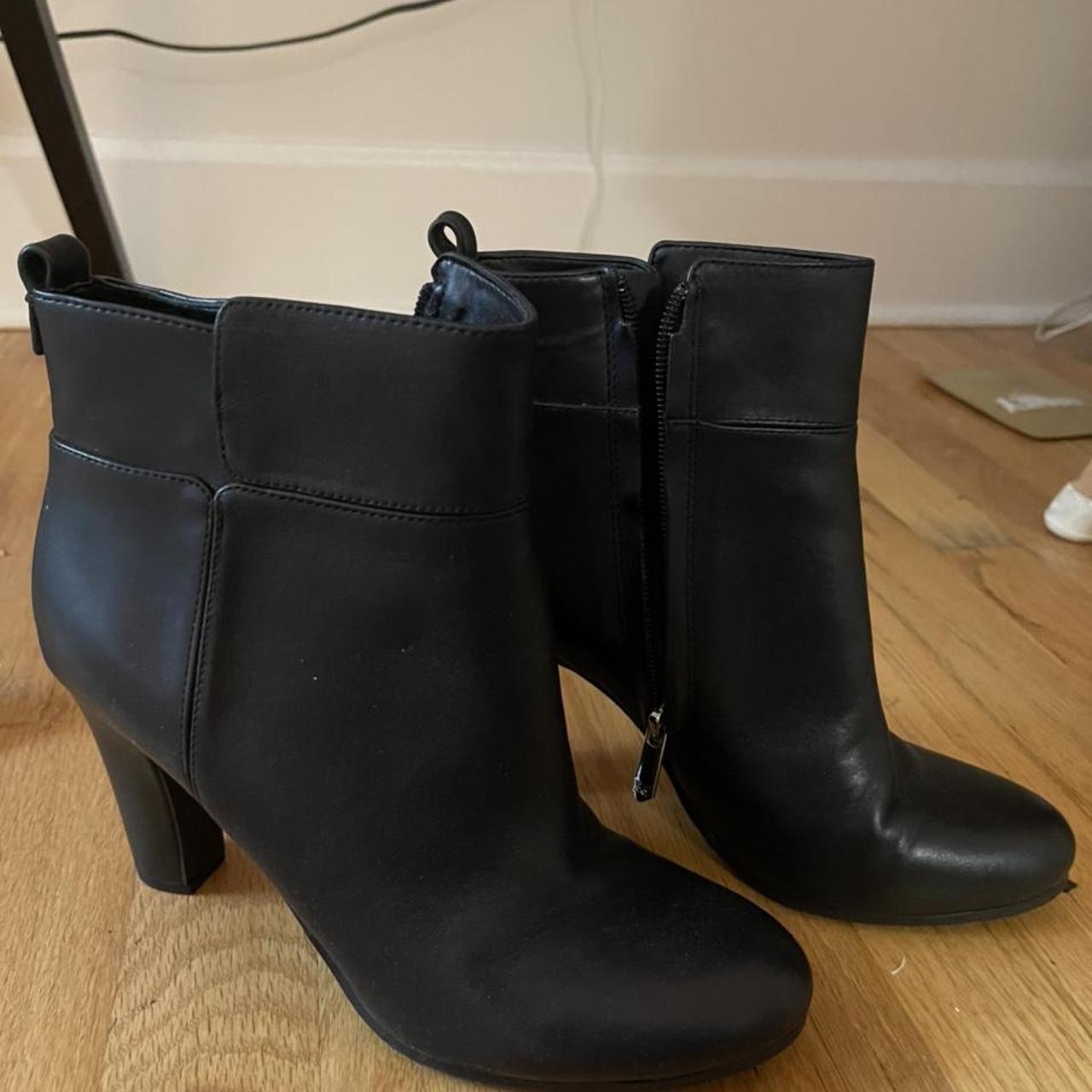 Sam edelman black leather on sale booties