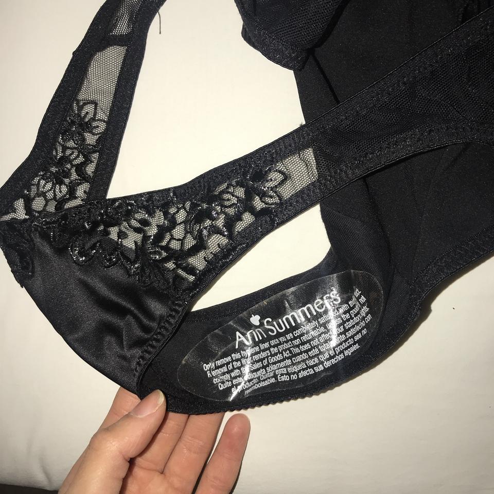 Ann summers 3 piece Size 32D bra Knickers and mid - Depop