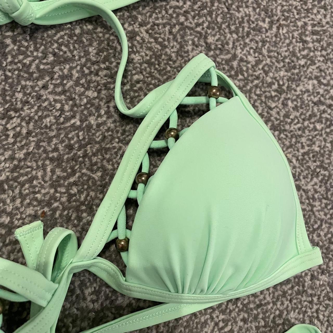 New Look Women's Green Bikinisandtankinisets Depop